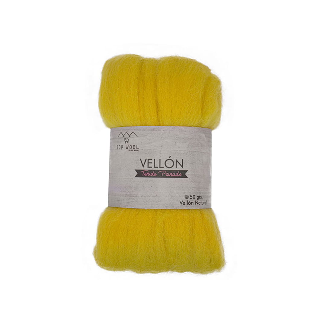 Vellón Teñido 50grs